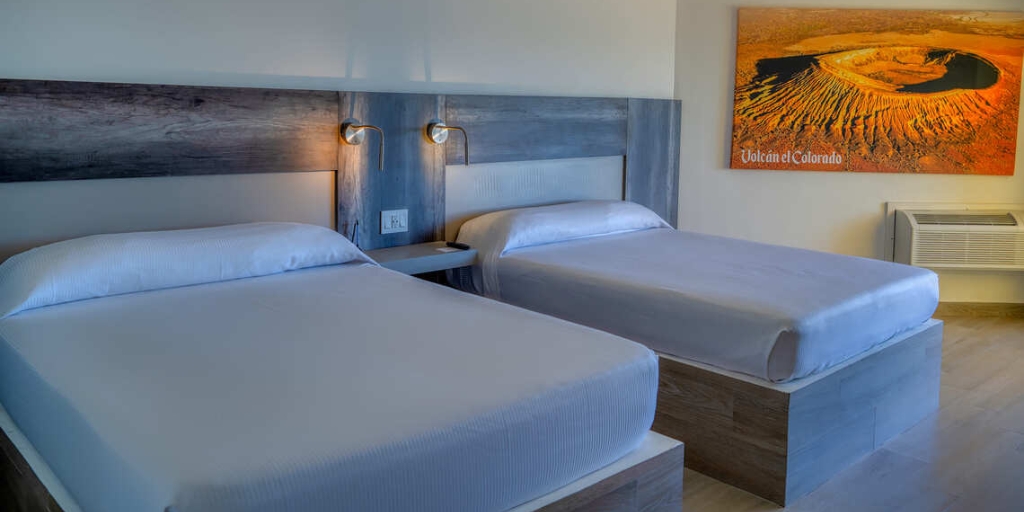 habitacion estandar para 4 personas con camas queen size