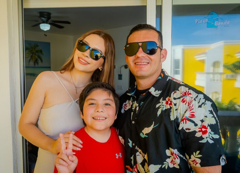 Family enjoying their stay at Playa Bonita Resort in Rocky Point