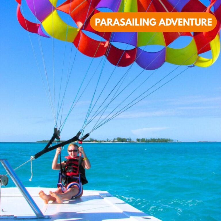 Parasailing experience over the Sea of Cortez near Playa Bonita Resort