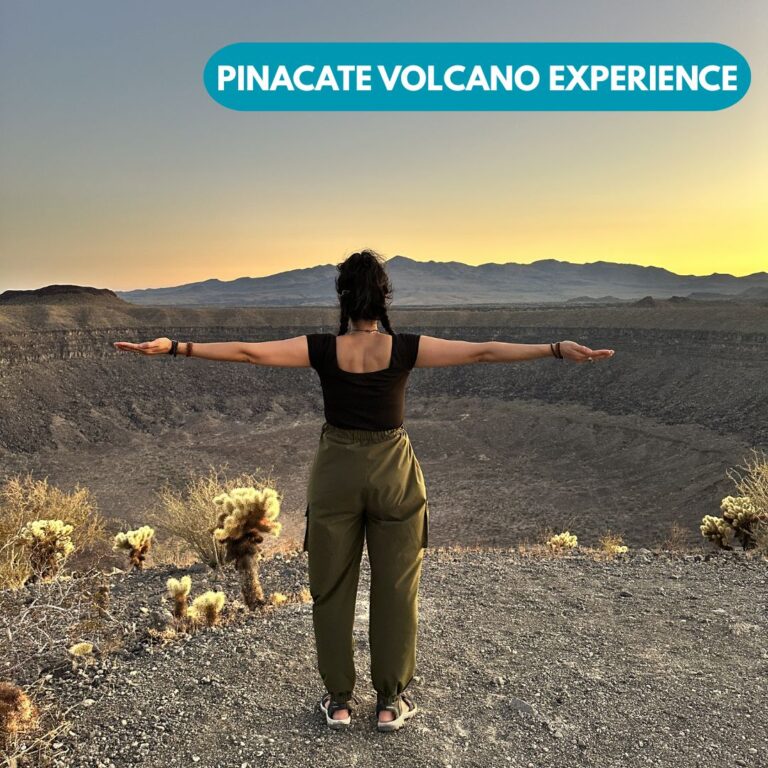 El Pinacate volcanic landscape near Rocky Point, Mexico