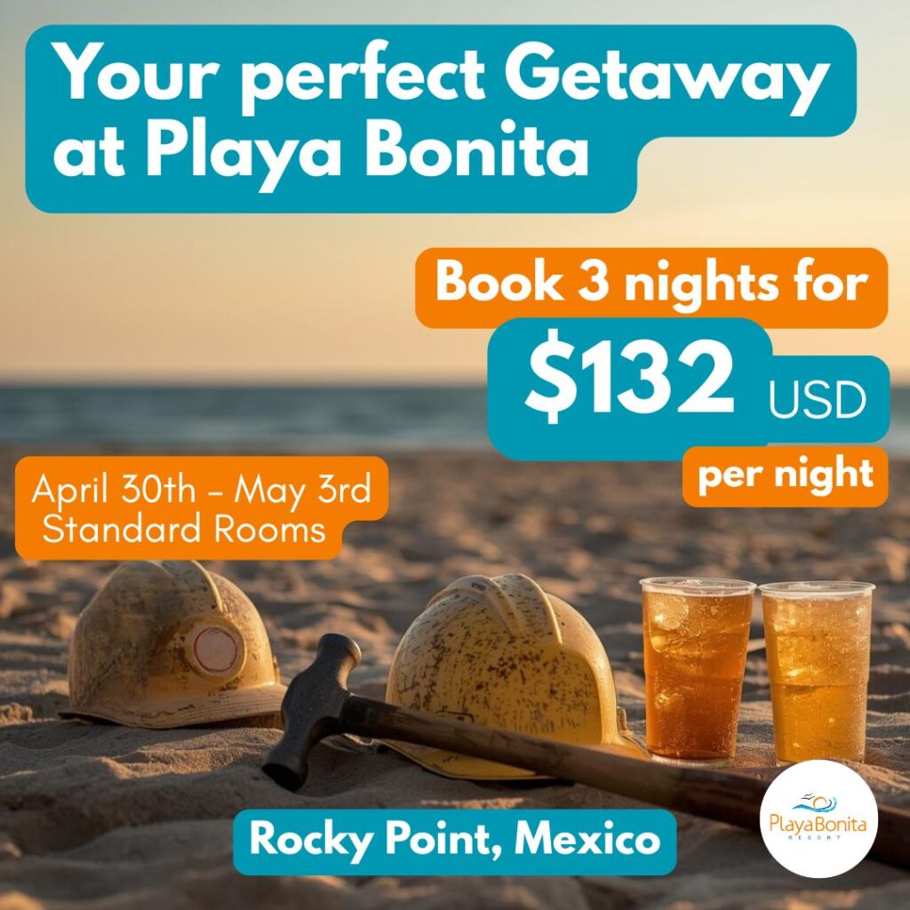 Promo getaway from the everyday at Playa Bonita Resort in Rocky Point, Puerto Peñasco – beach vacation deal