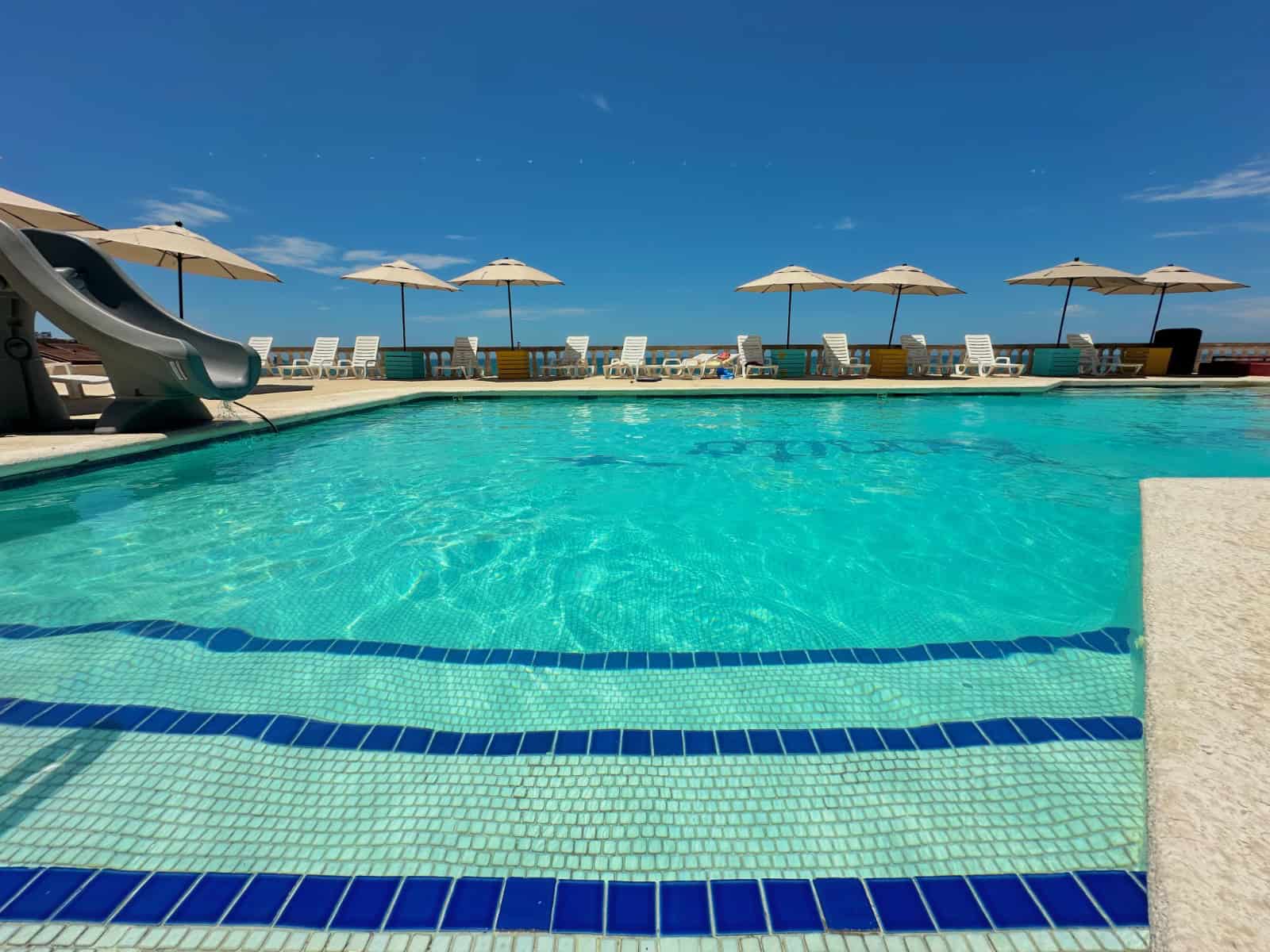 Morning pool time at Playa Bonita Resort in Rocky Point