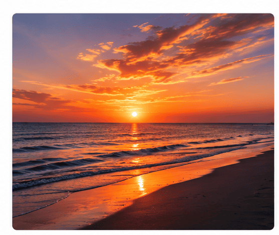 People walking on Playa Hermosa during sunset in Rocky Point, MX