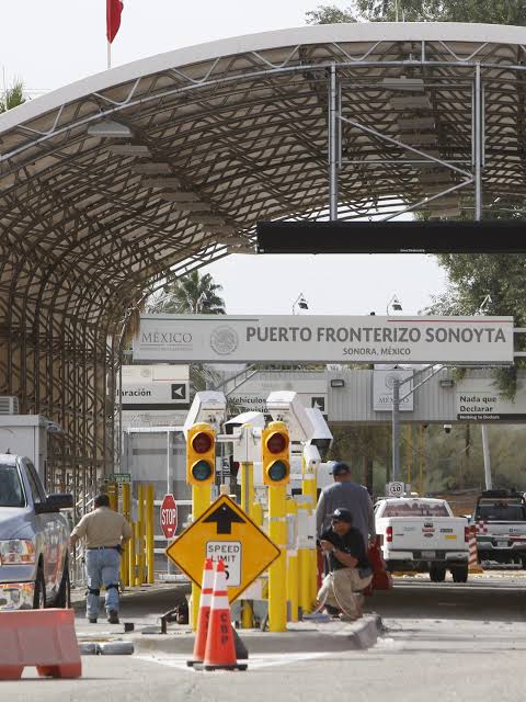 Lukeville Sonoyta border crossing to Rocky Point